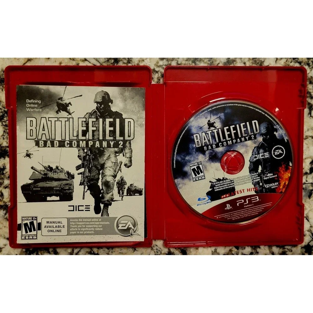 Sony PlayStation 3 PS3: Battlefield: Bad Company 2 Greatest Hits, FAST SHIPPING